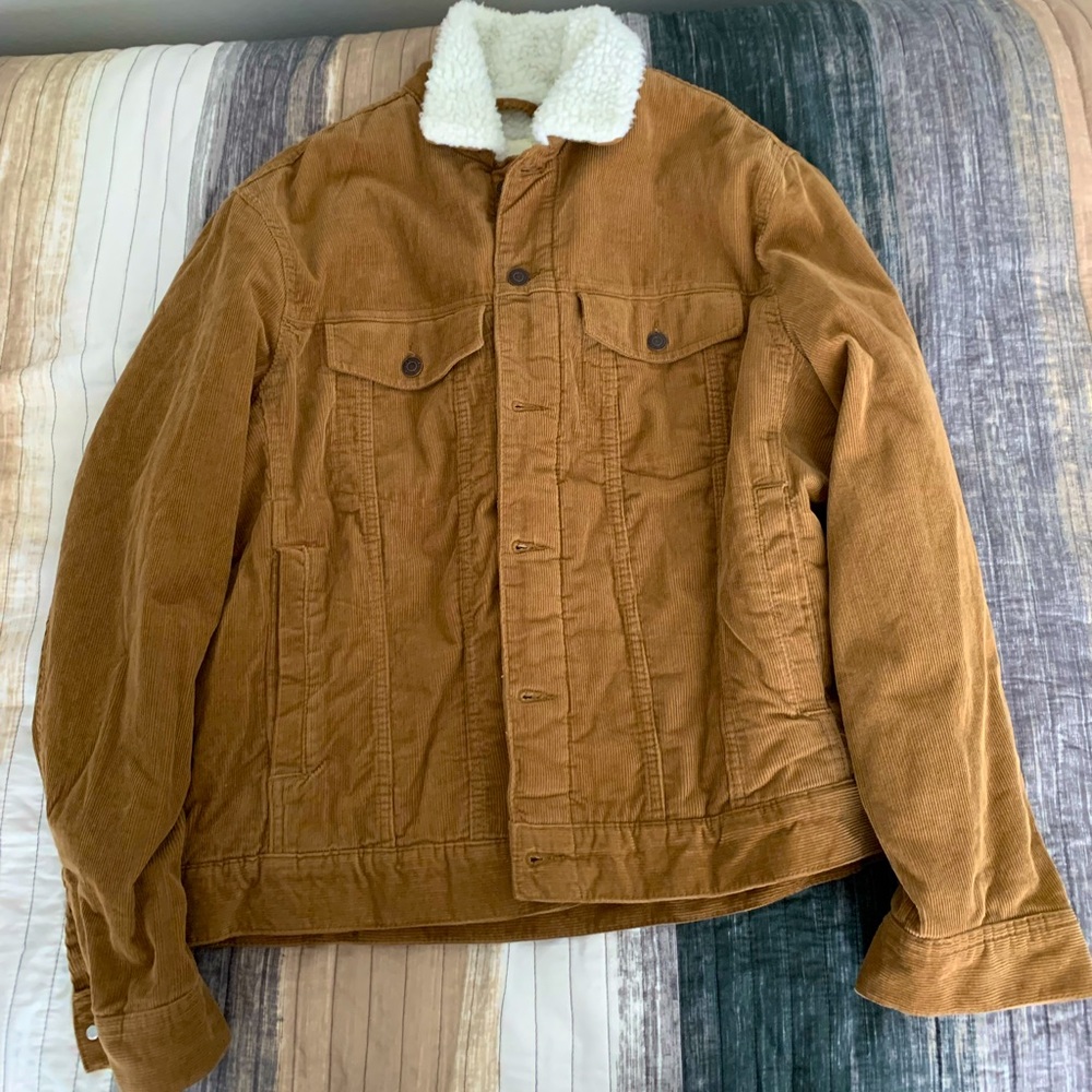 H&M Tan Fleece Jacket